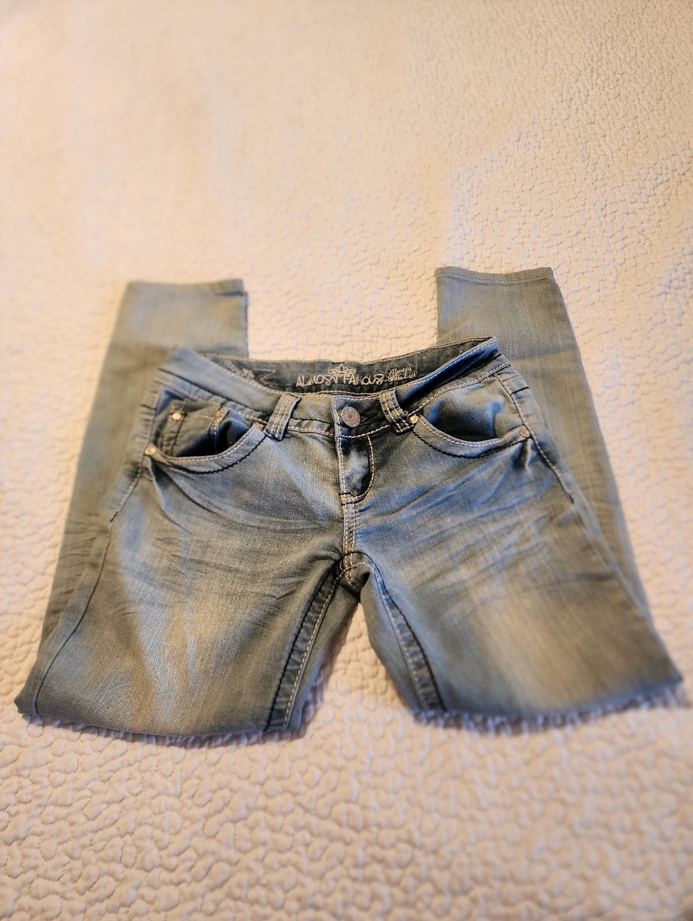 Almost Famous Embroidered Jeans